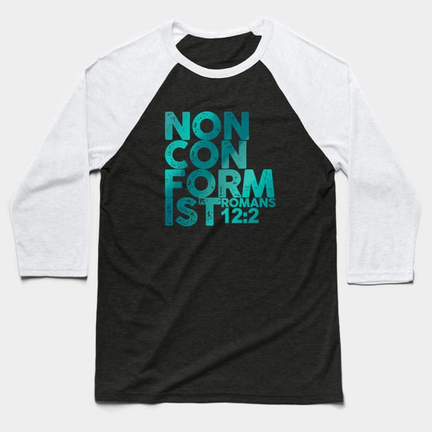 Non Conformist - Bible - D3 Designs Baseball T-Shirt by D3Apparels